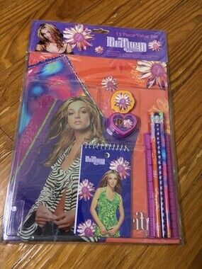 VTG Rare 2001 Official Britney Spears Back to School Set *Missing 2 Peices